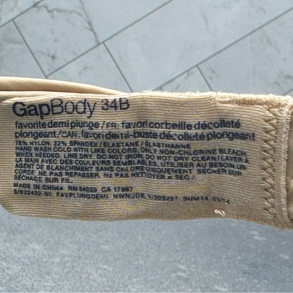 GabyBody Padded Bra - Size 34B - Picture 4 of 5